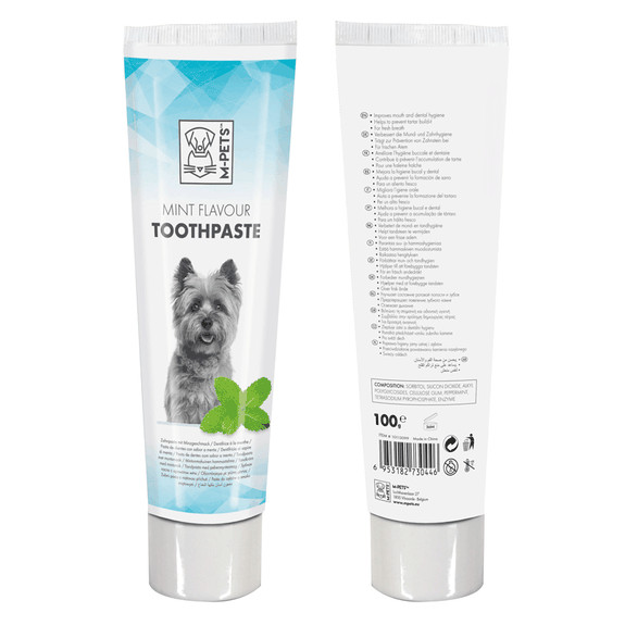 Mint Flavour Toothpaste - Зубна паста зі смаком м’яти для собак 100 г (6953182730446) M-Pets (327391609)