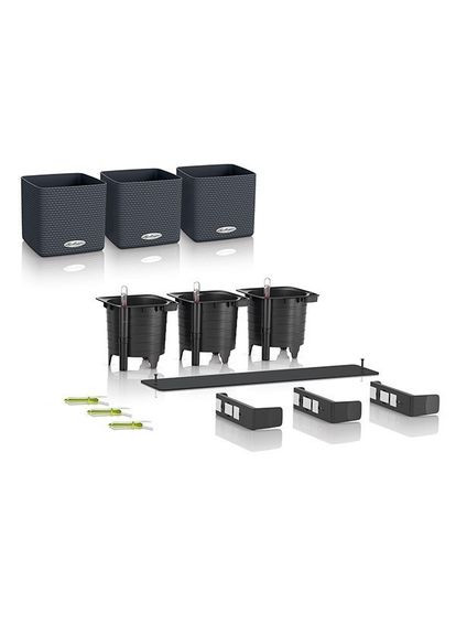 Комплект Green Wall Home Kit Color 48х6х14 см білий 13398 Lechuza (316626870)