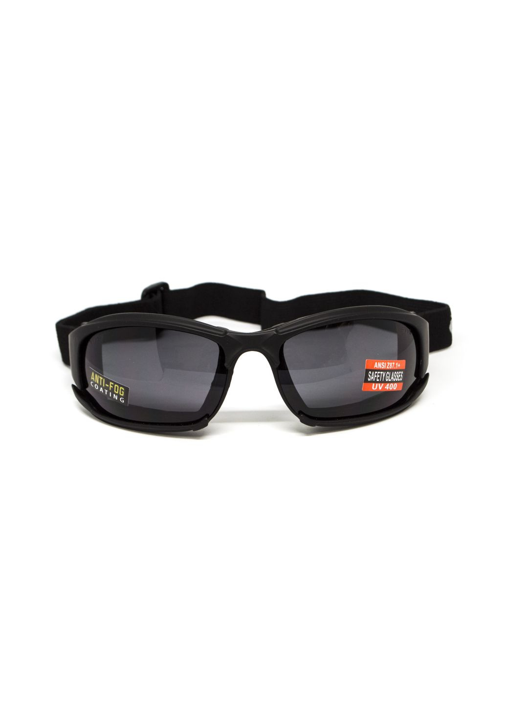 Очки защитные с уплотнителем Assault (gray) Anti-Fog, серые Global Vision (319705332)