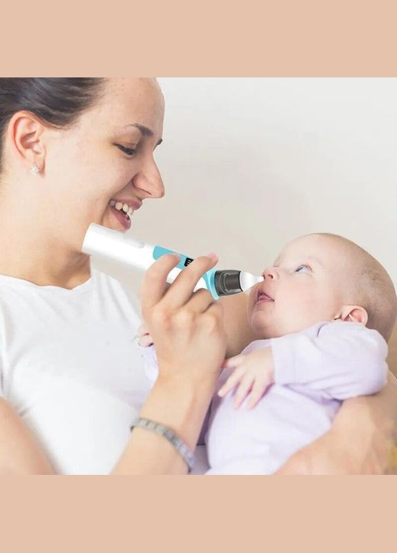 Дитячий Аспіратор ELERA, електронний назальний соплевідсмоктувач зелений No Brand (306557632)