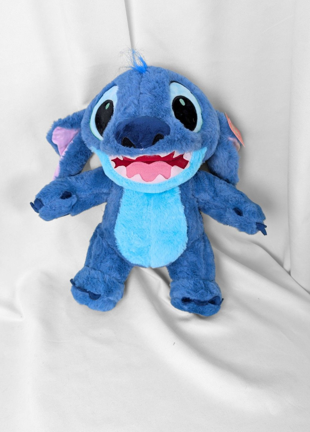 М’яка іграшка Стіч 50 см подушка обіймашка плюшева синій Lalapka (366571281)