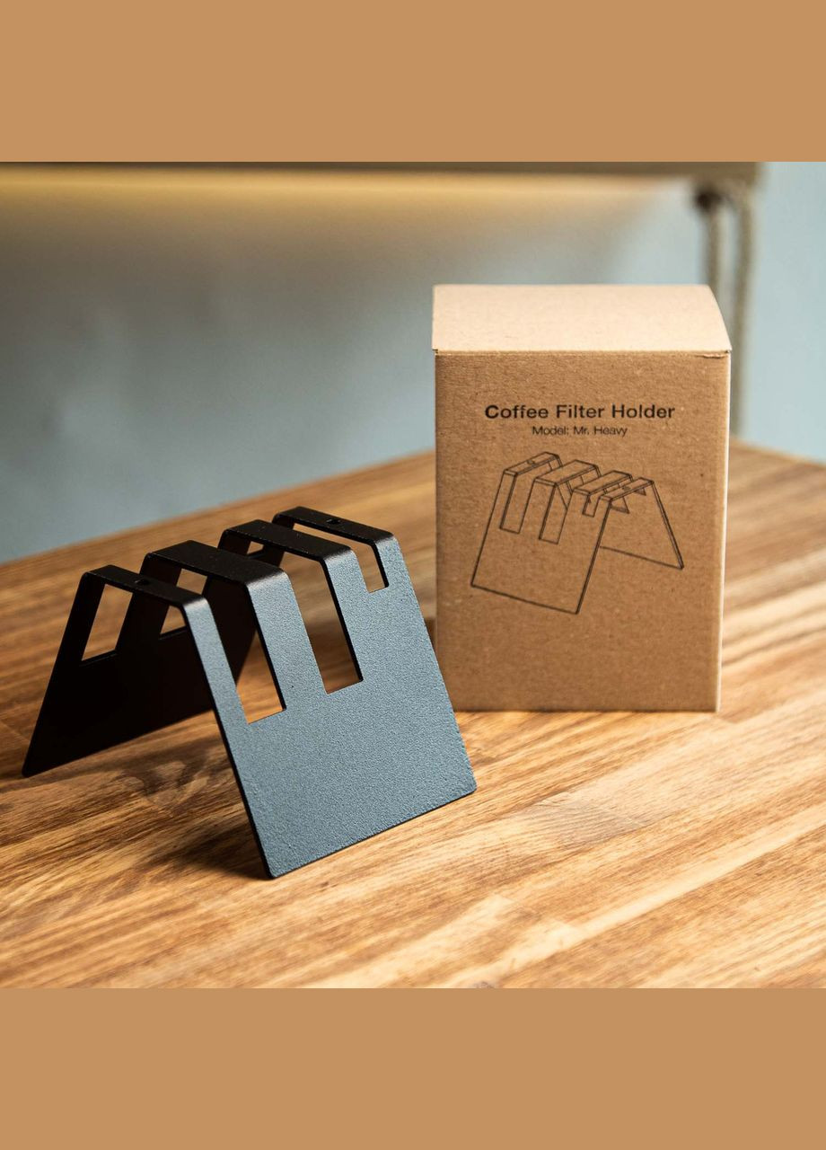 Подставка держатель Mr. Heavy для кофейных фильтров Черная (R-300228-VS) No Brand (314455071)
