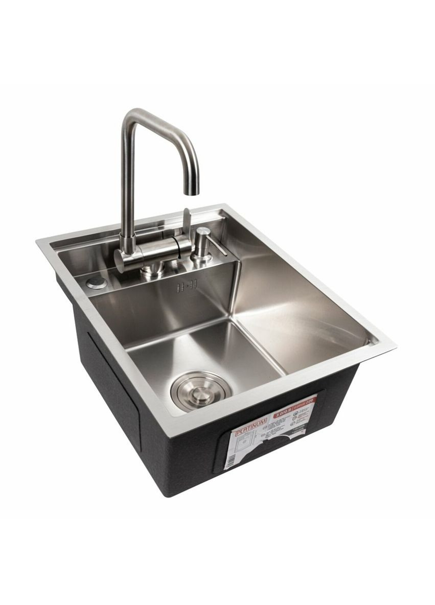 Кухонная мойка CM 40*50 скрытая нержавейка Handmade Platinum (336938497)