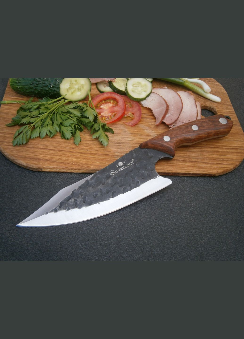 Нож поваренный Шеф Sonmelony RT4 фултанг 30 см No Brand (302391864)