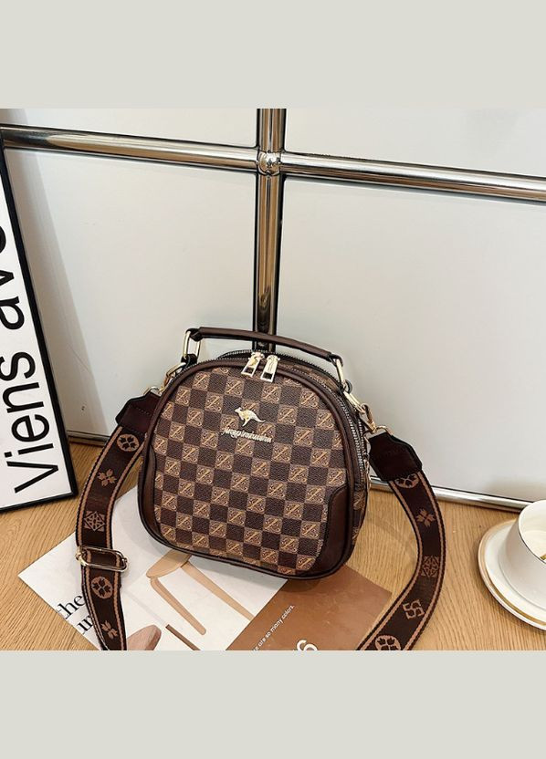 Дитяча міні сумочка на плече сумка з кенгуру темно-коричнева OEM (314838740)