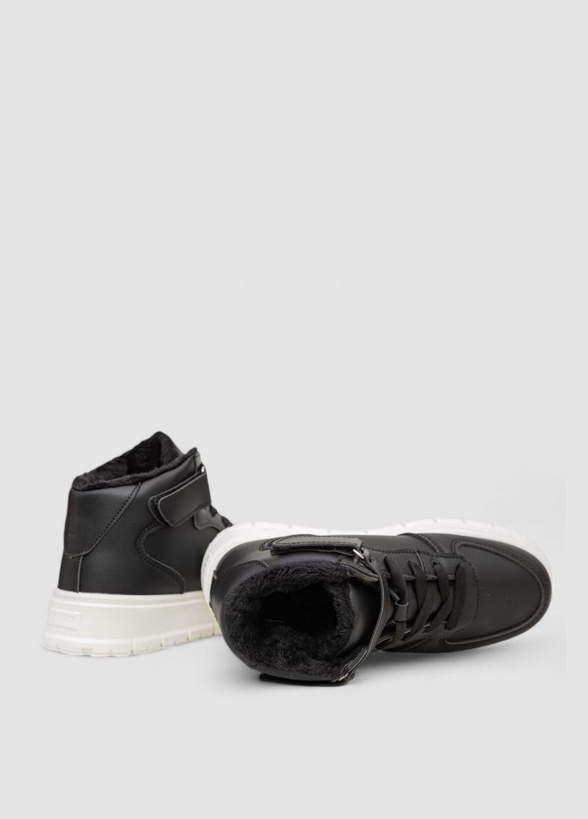 Кросівки жіночі зимові на хутрі Ager Кроссовки чорно-білі зими (318561148)