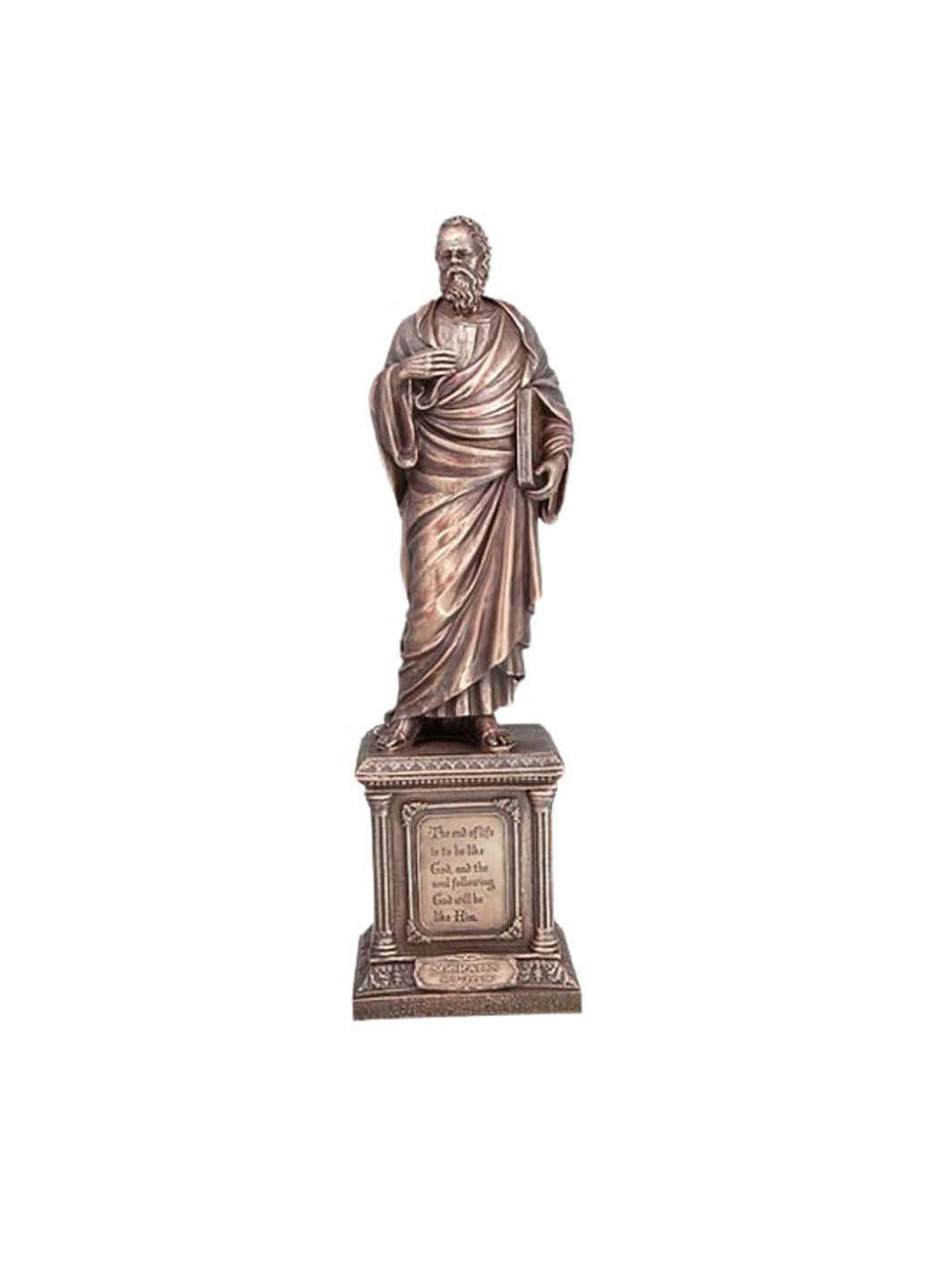 Настольная фигурка Сократ с бронзовым покрытием 36 см Veronese (278082459)