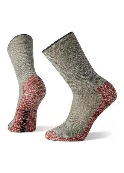Серые носки мужские classic mountaineer maximum cushion crew, charcoal, s Smartwool (334670780)