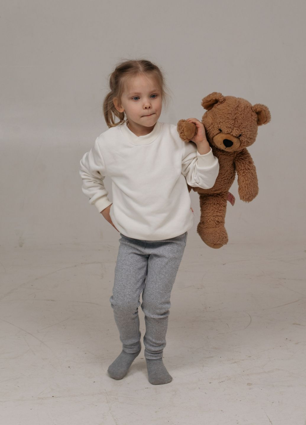 Молочный детский свитшот Malwel однотонный без декора (328169787)