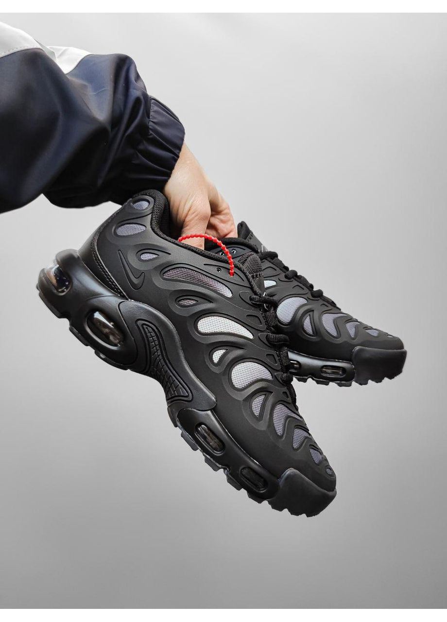 Чорні Осінні кросівки чоловічі nike air max tn plus drift black найк аір макс тн плюс No Brand