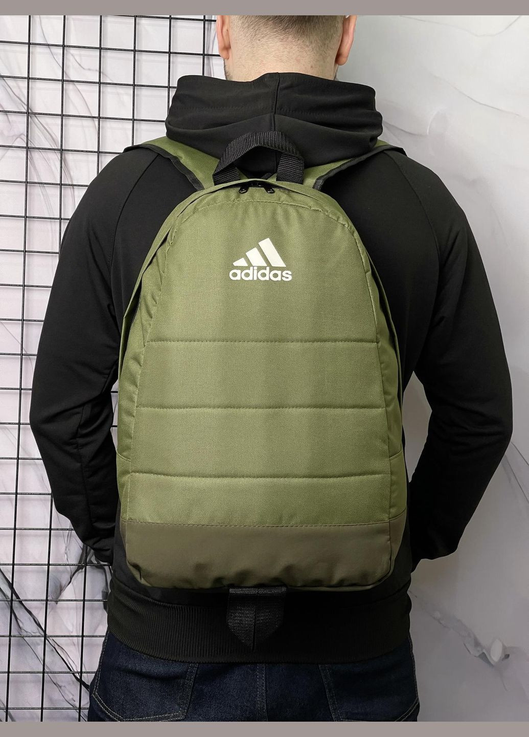 Рюкзак Матрац Хакі (біле лого) No Brand (359379872)