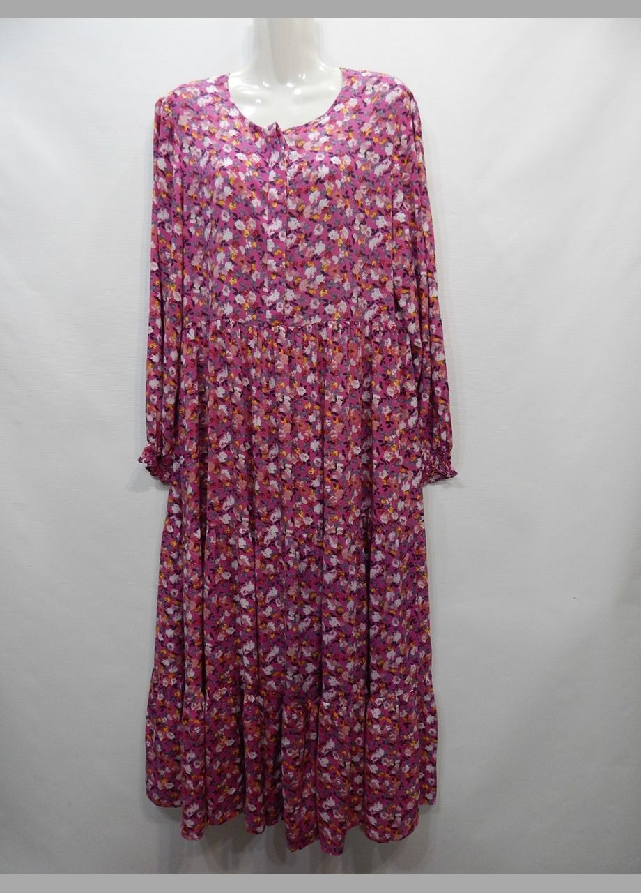 Розовое деловое летнее женское летнее платье oversize р.5052 008жс (только в указанном размере, только 1 шт.) Cortefiel