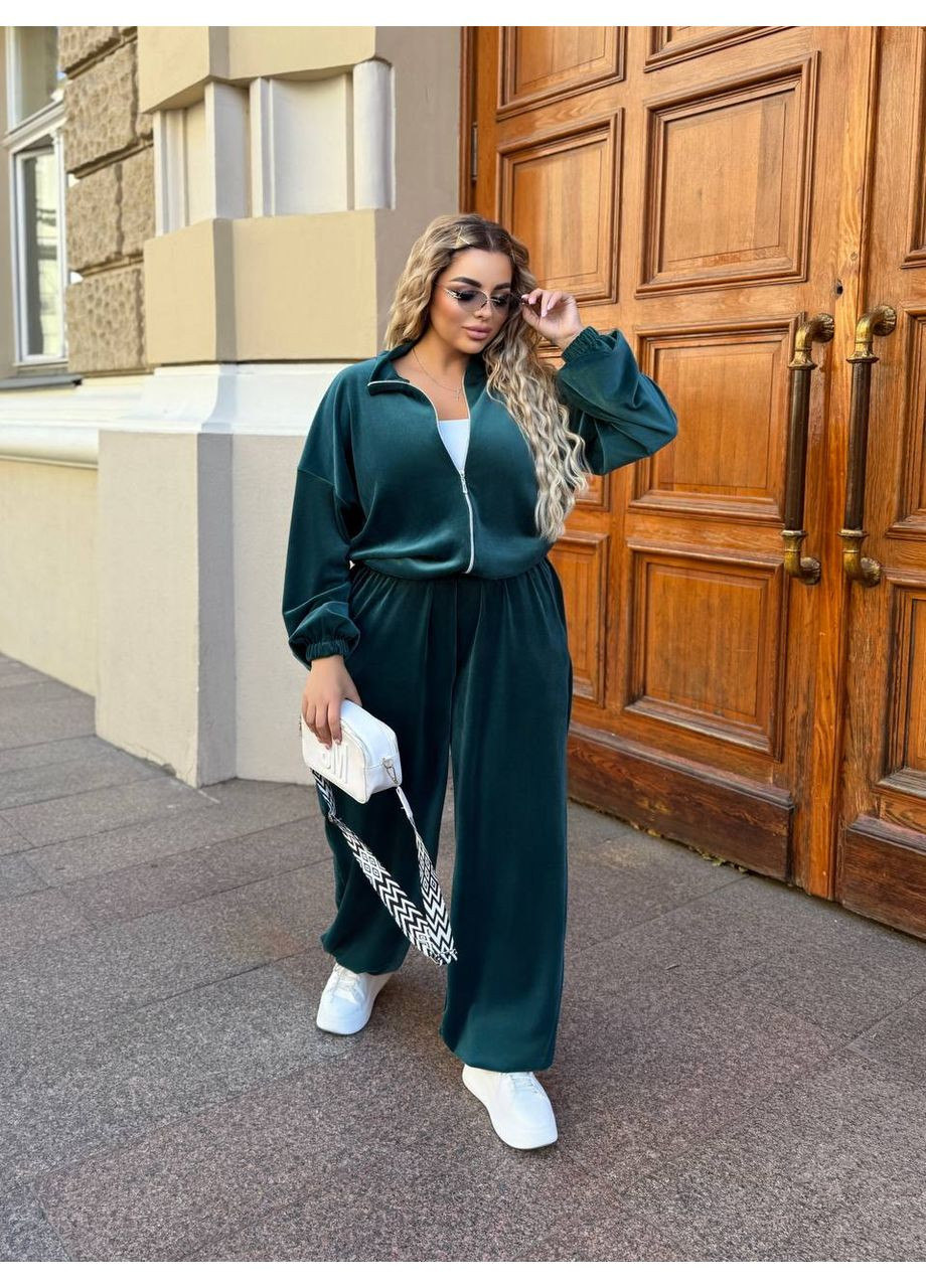 Стильный костюм-двойка из велюра 🔥 (ЗАМЕР В ОПИСАНИИ) GD/GL Модний простір (366438993)