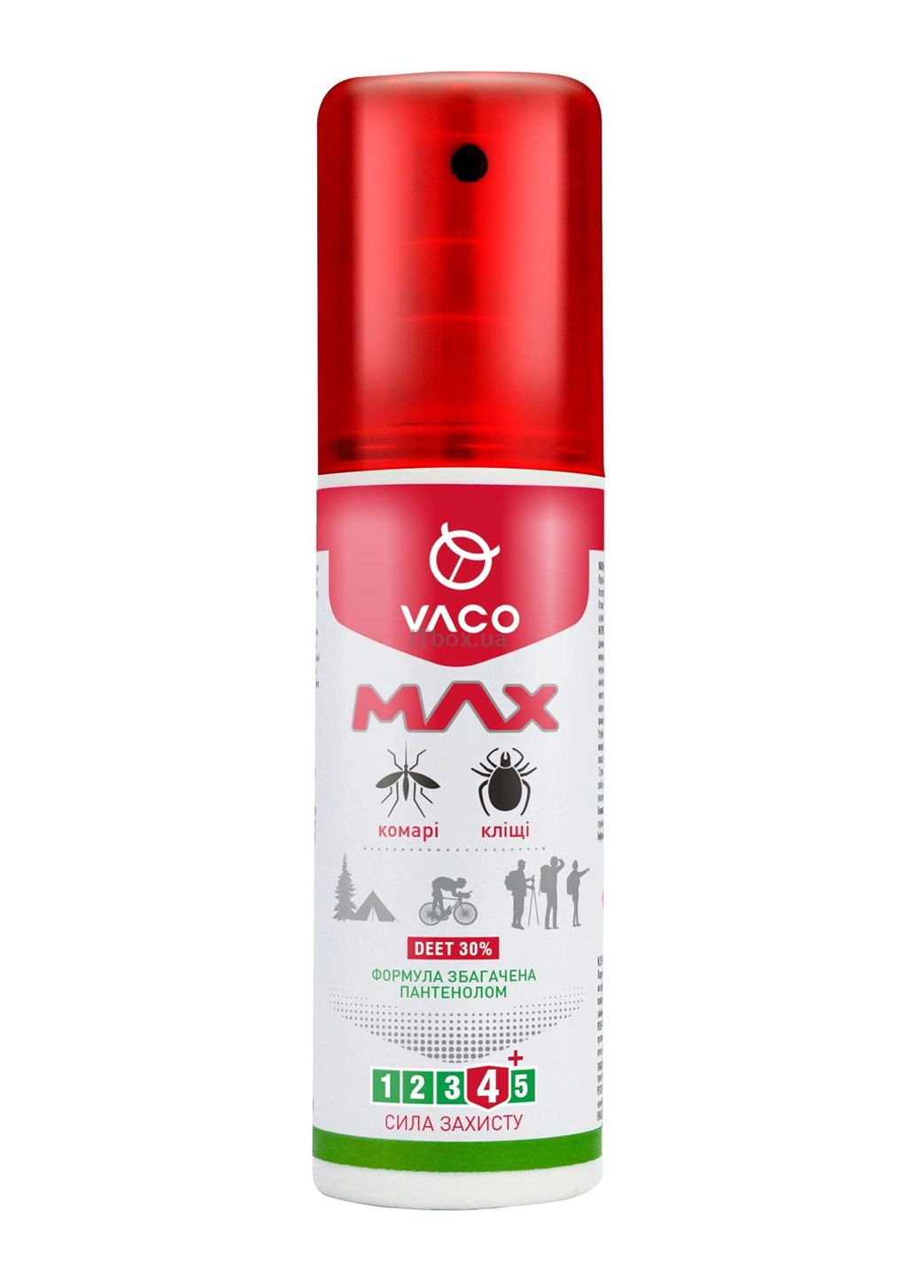Спрей от комаров, клещей и мошки Мах 80 мл VACO (333835263)