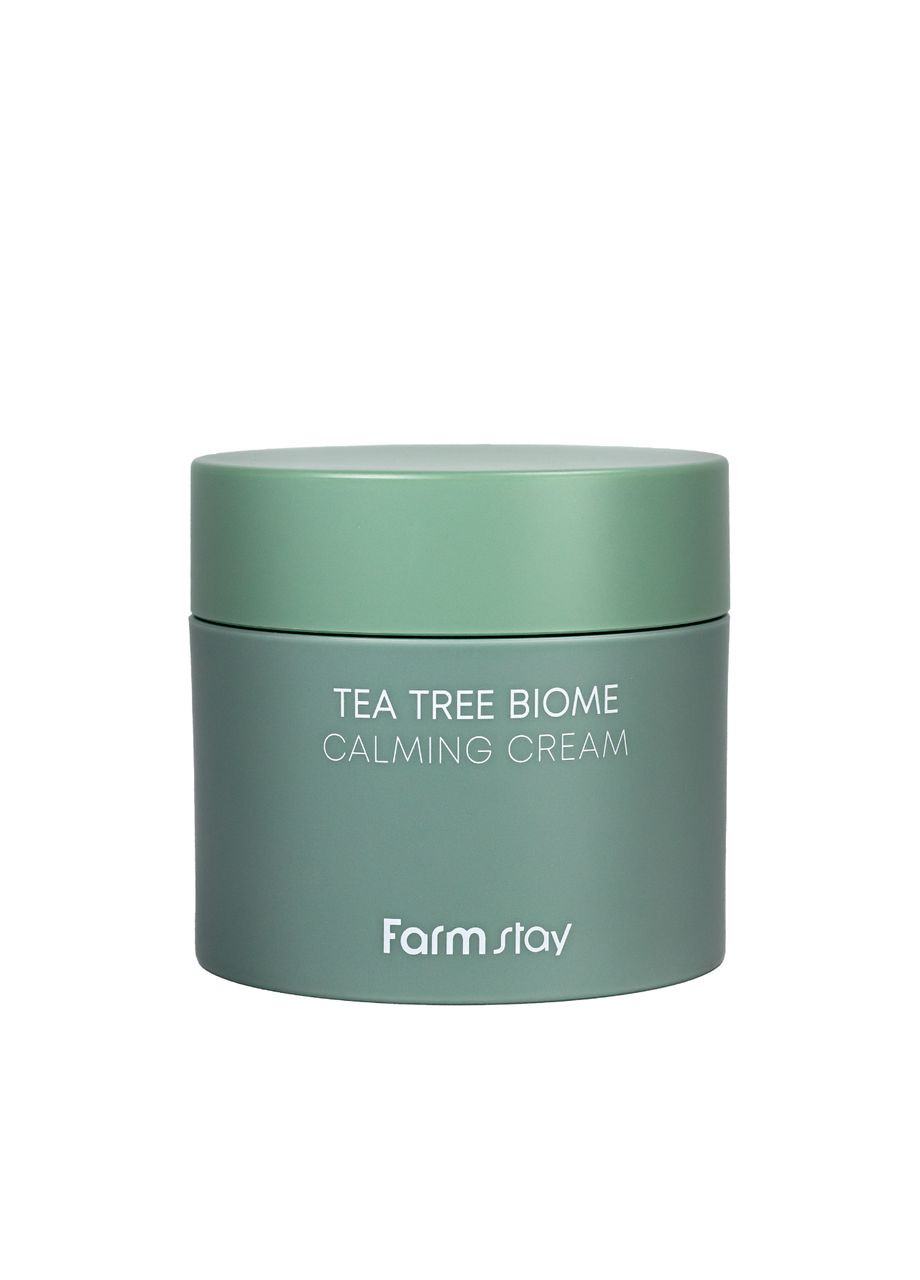 FarmStay Крем для лица от морщин Tea Tree Biome Calming Cream успокаивающий, 80 мл — Крем, Южная Корея (302724869)