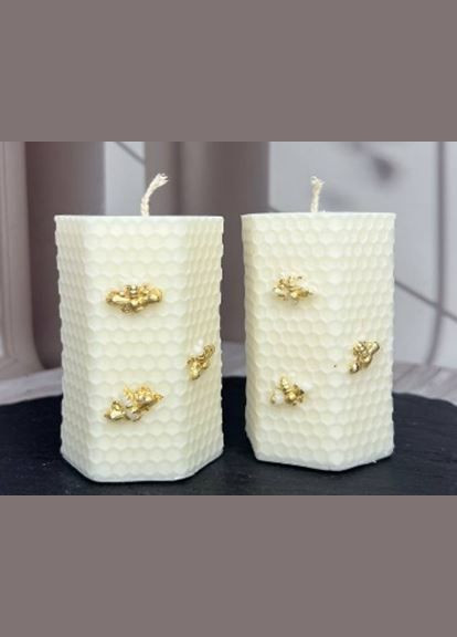 Свічка СТОВБЧИК БДЖОЛИНА СОТА- поталь золото DI.0085.23.СПЗ Difairy (273194335)