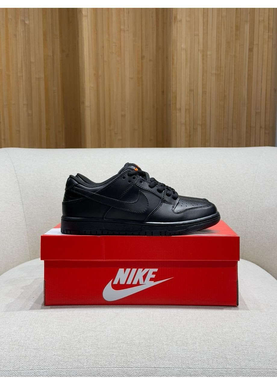 Чорні кросівки nike black No Brand SB Dunk Low Pro Triple