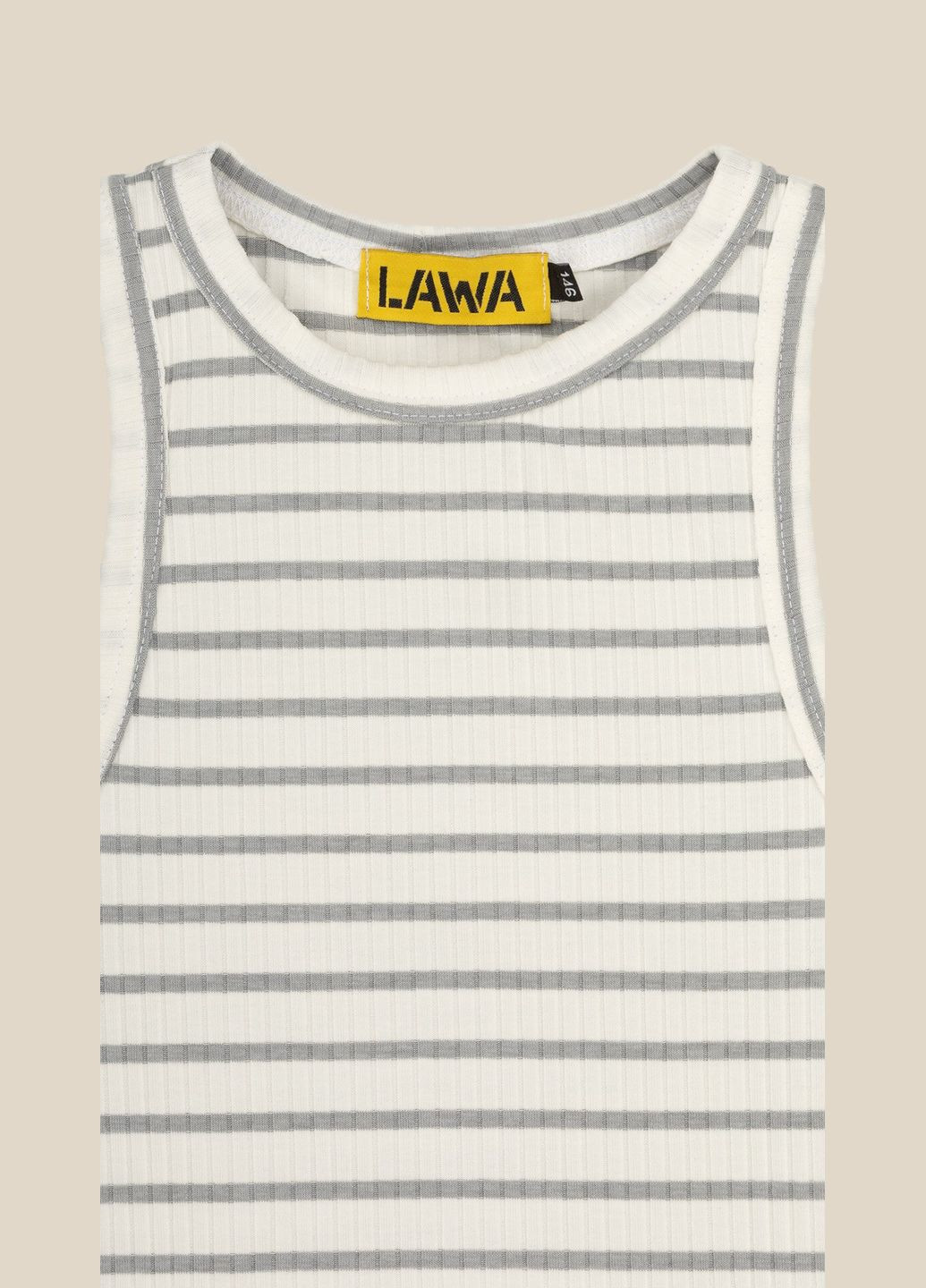 Майка з візерунком для дівчинки GBC02405 134 см shop (2000999211720) LAWA (366426550)