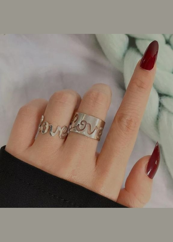 Парные кольца "love", колечко, набор колец, пара колец, кольцо, украшение, подарок Fashion Jewelry (337718633)