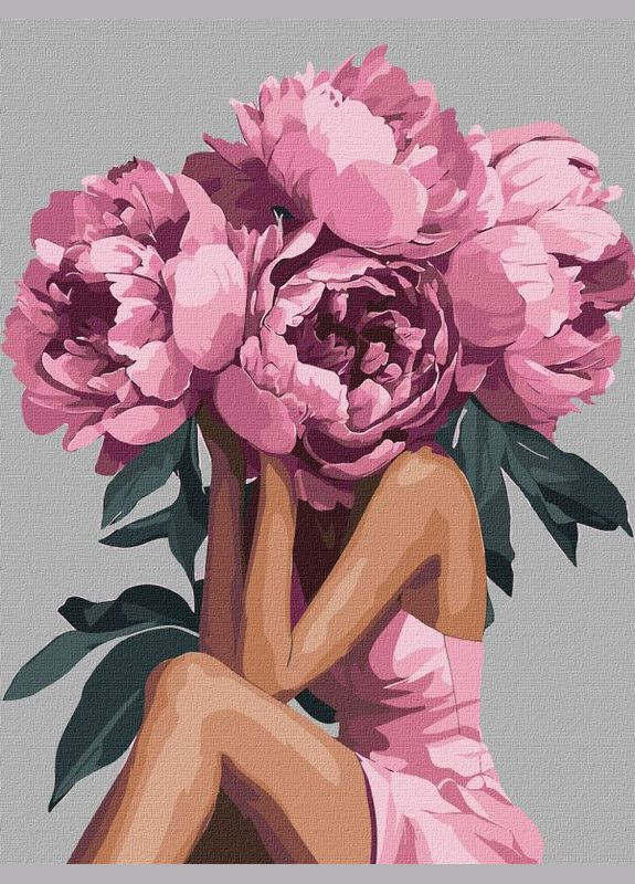 Картина за номерами Мрійливість з фарбами металік extra ©victoria_art___ 30х40 KHO8522 Ідейка (338255401)