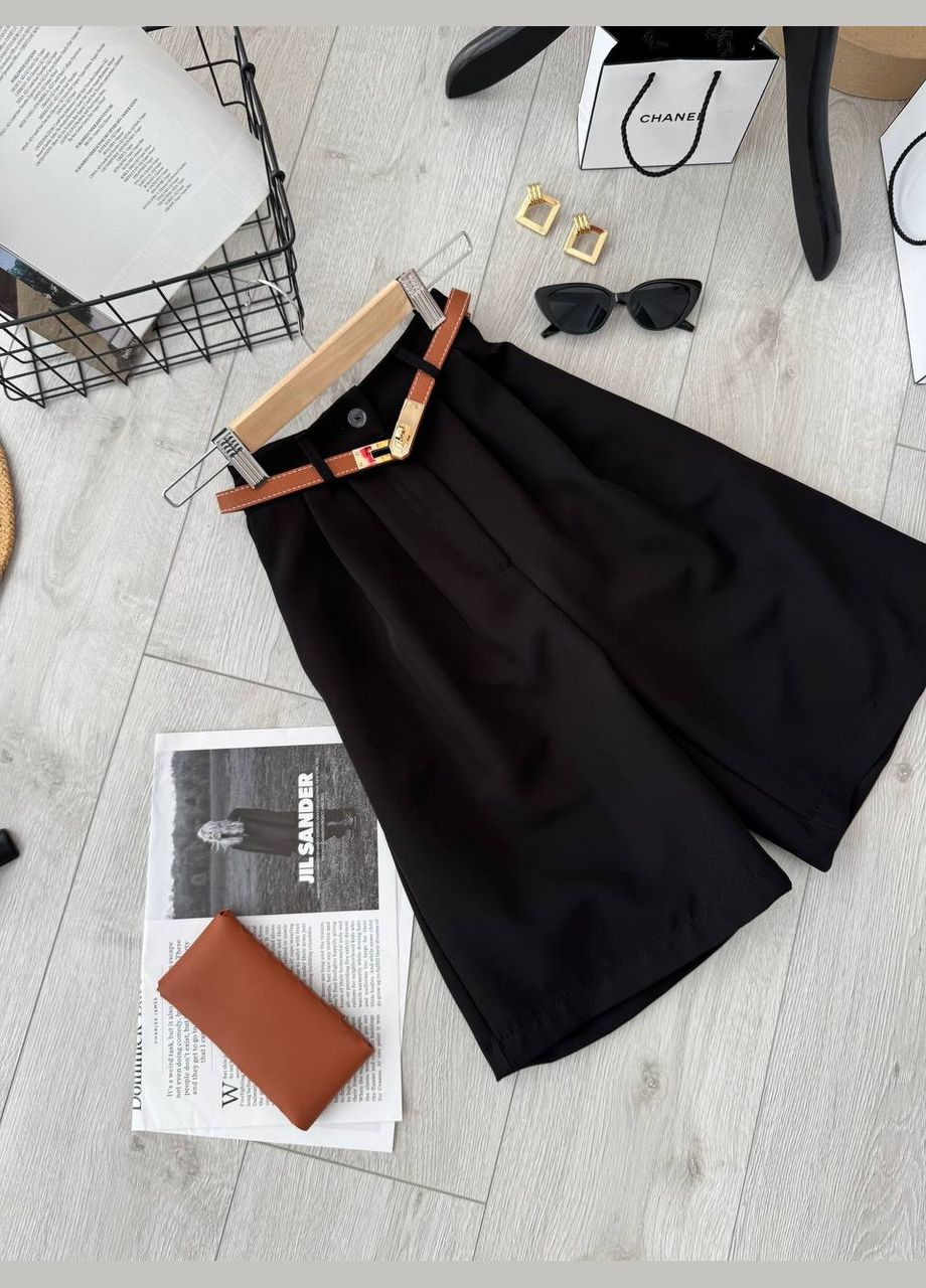 Женские шорты-кюлоты с высокой посадкой MonCher (337472024)