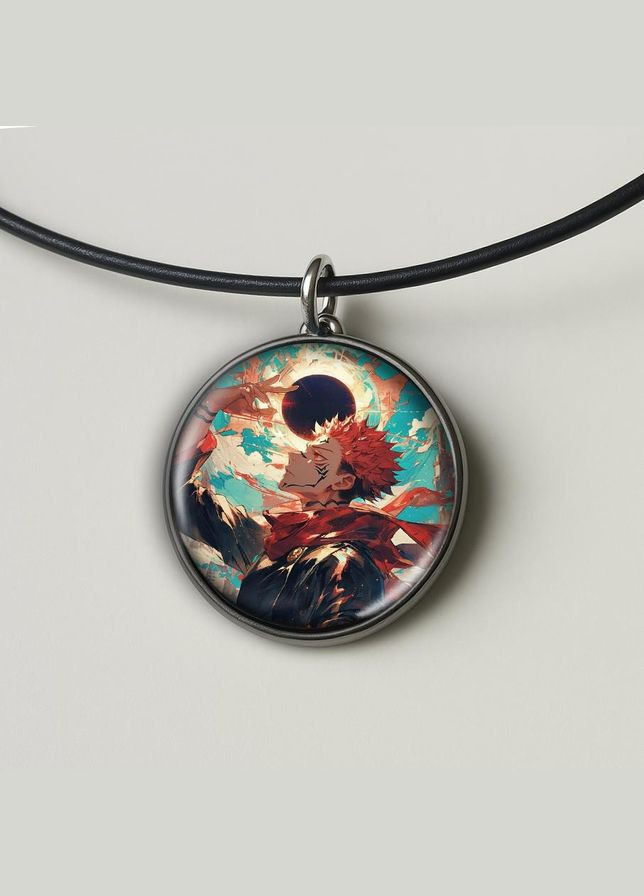 Подвеска (кулон) Аниме Магическая битва #03 (круглый) No Brand (328051052)