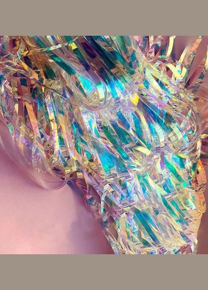 Дождик для фотозоны 1 м на 1 м перламутровый Jannet Дощик (316296159)