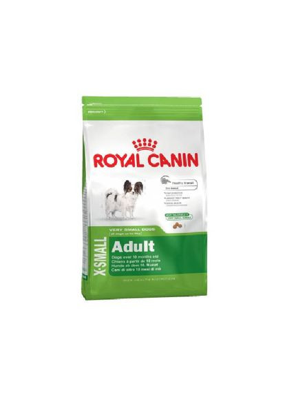 Корм для собак миниатюрныx размеров от 10 месяцев до 8 лет весом до 4 кг XSmall Adult 1.5 кг (1003015) Royal Canin (279563268)