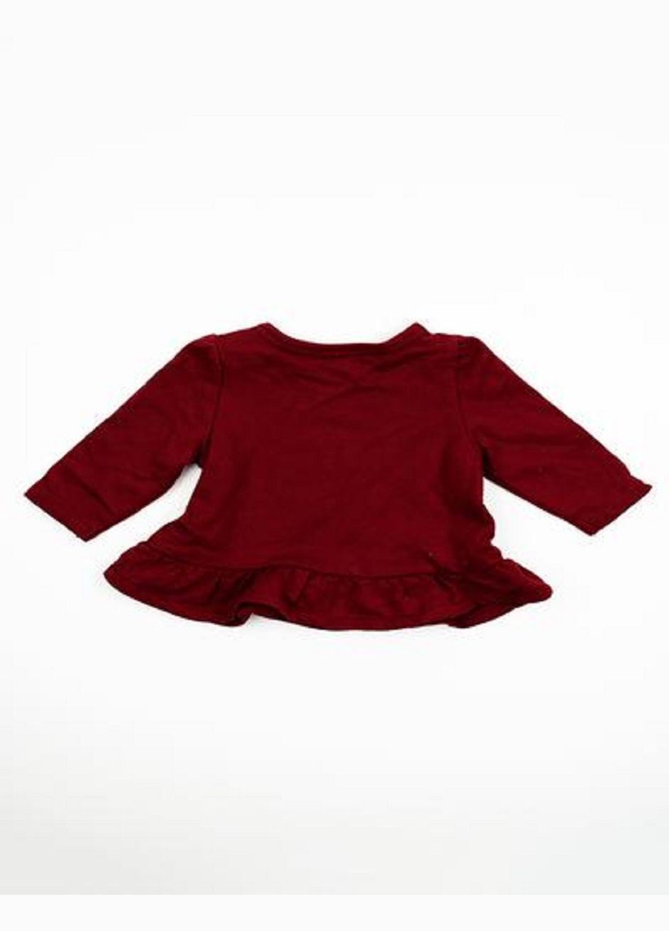 Бордовое платье Place (296213670)