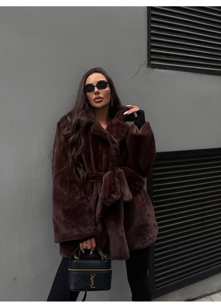 Женская шуба из мутона свободного кроя MonCher (361057375)