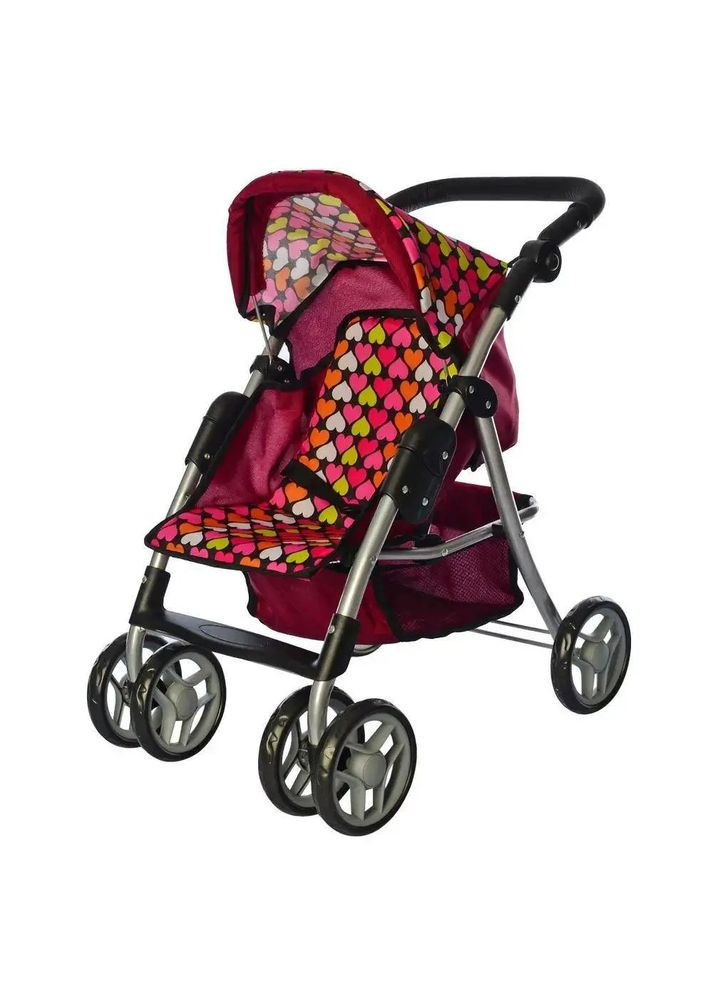 Коляска для куклы летняя прогулочная сердечка (9352/011-PNS) MFC (365543830)