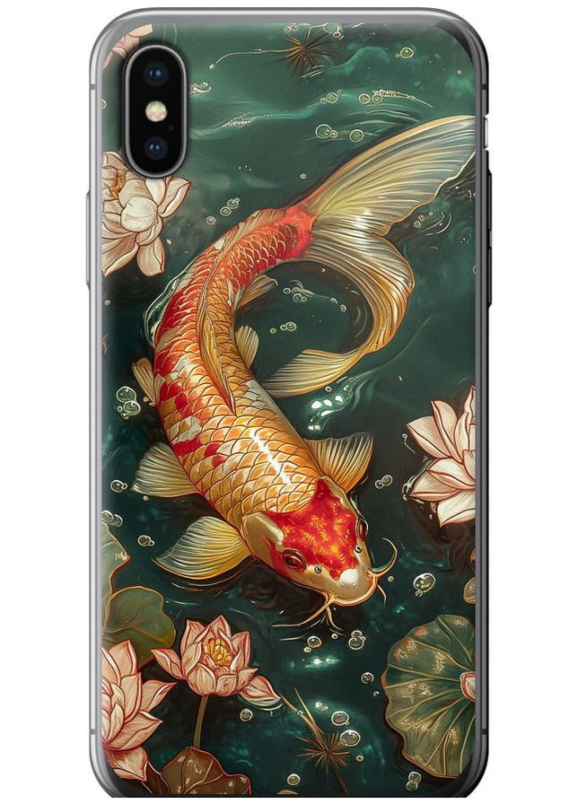 2D пластиковий чохол 'Мелодія Лотоса' для Endorphone Apple iPhone X (291127904)