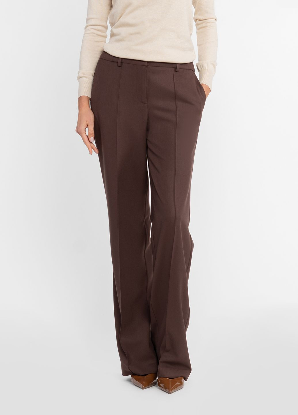 Брюки женские коричневые Arber (367735865)