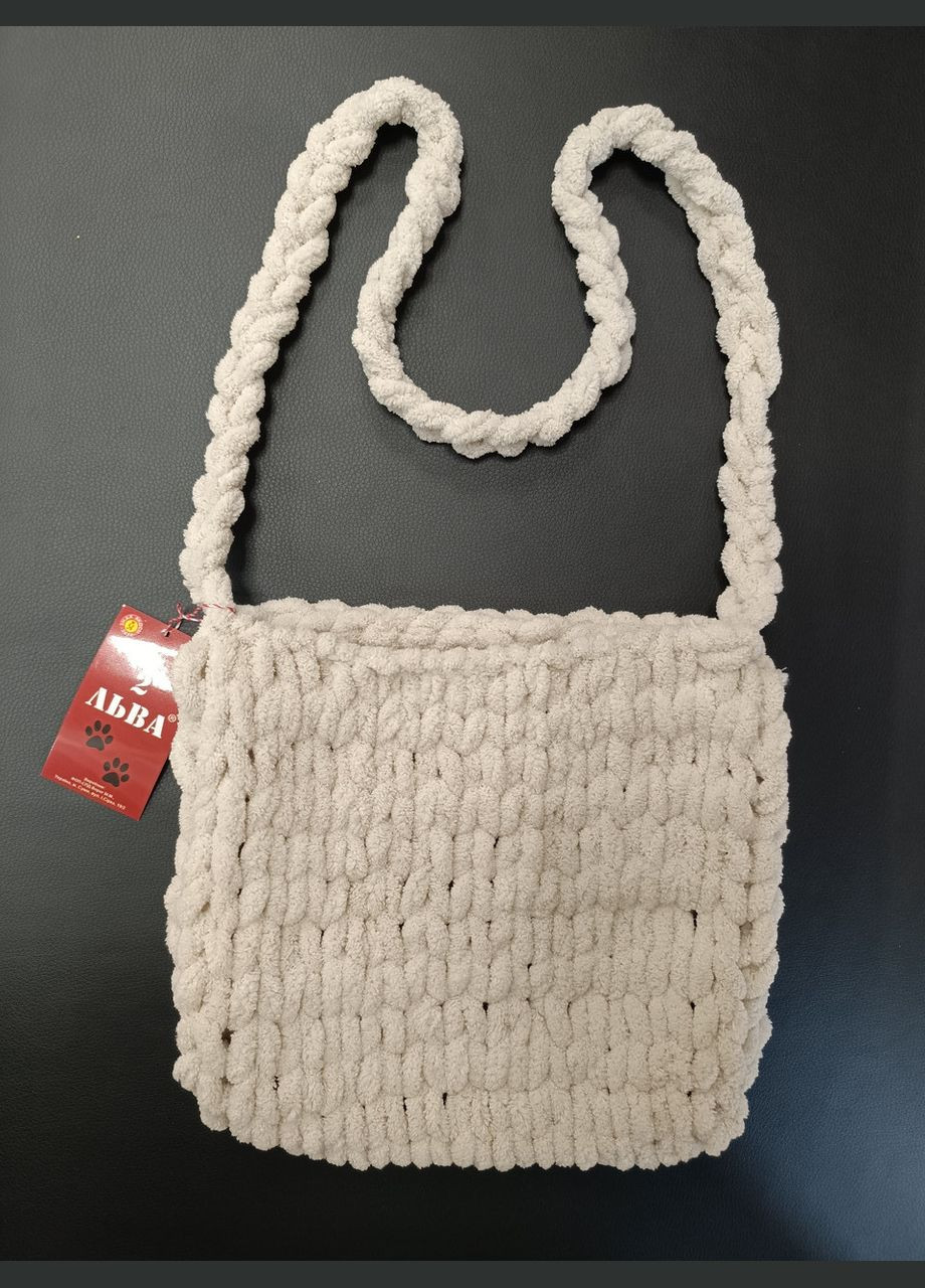 В'язана сумка з довгою ручкою — ручна робота 2 Льва (342414960)