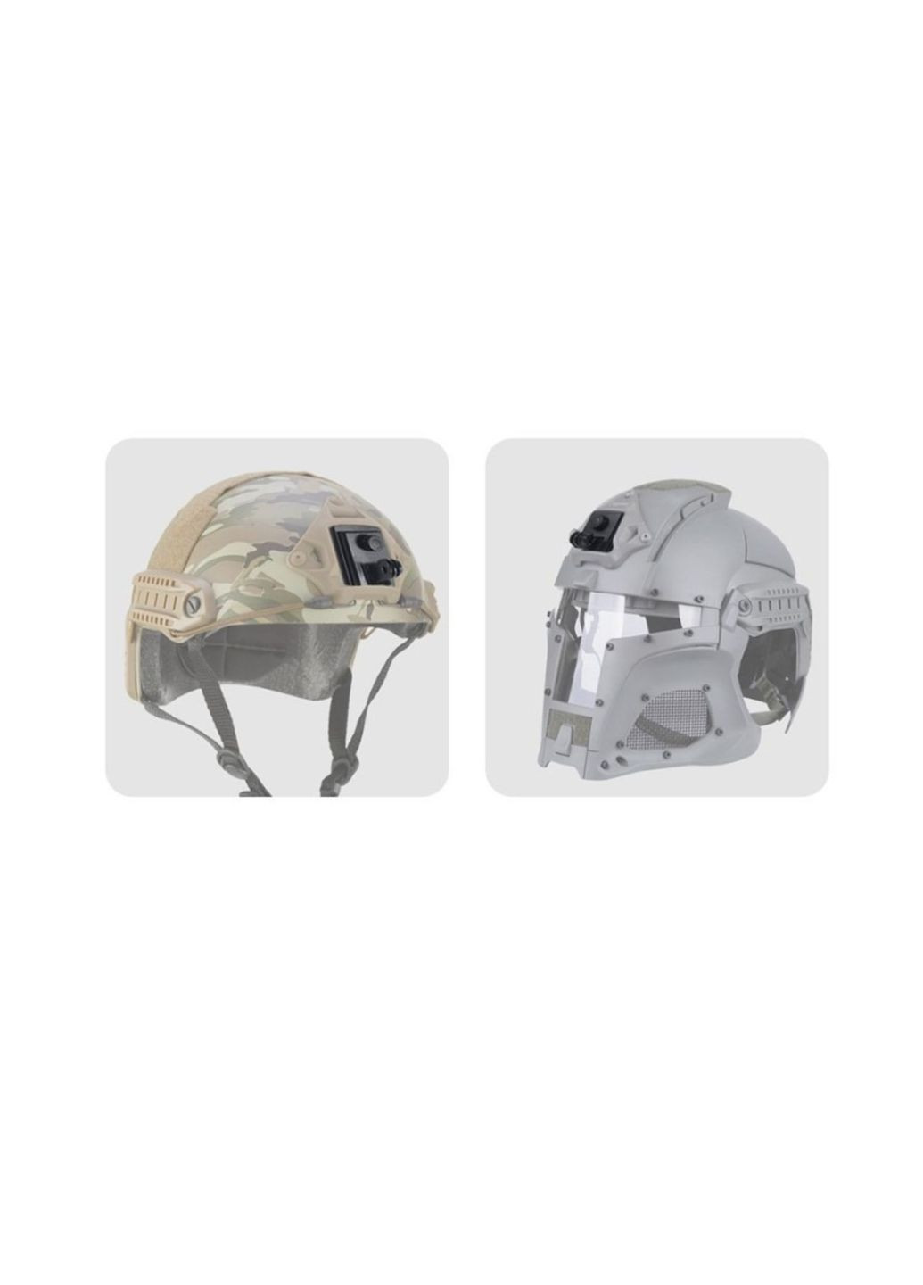Крепление nvg для gopro и экшн камер на армейский (тактического) шлем nvg mount (фикс) No Brand (283014184)