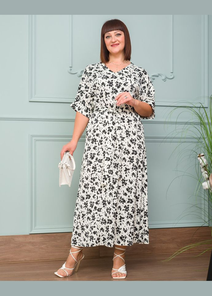 Белое платье 14551-7 Alenka Plus