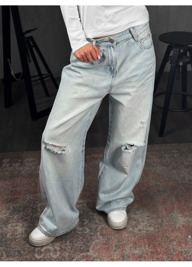 Джинси бойфренд No Brand (348815844)