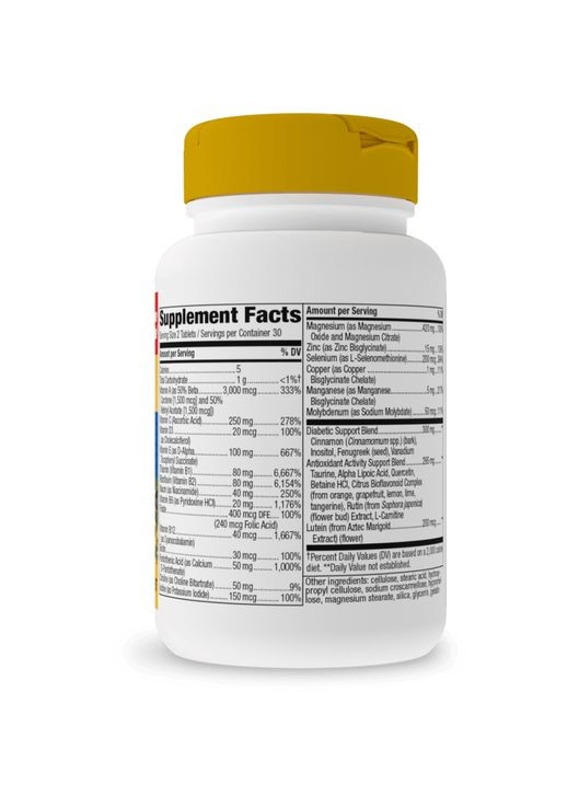 Вітаміни та мінерали Completia Diabetic, 60 таблеток Nature's Way (322292306)