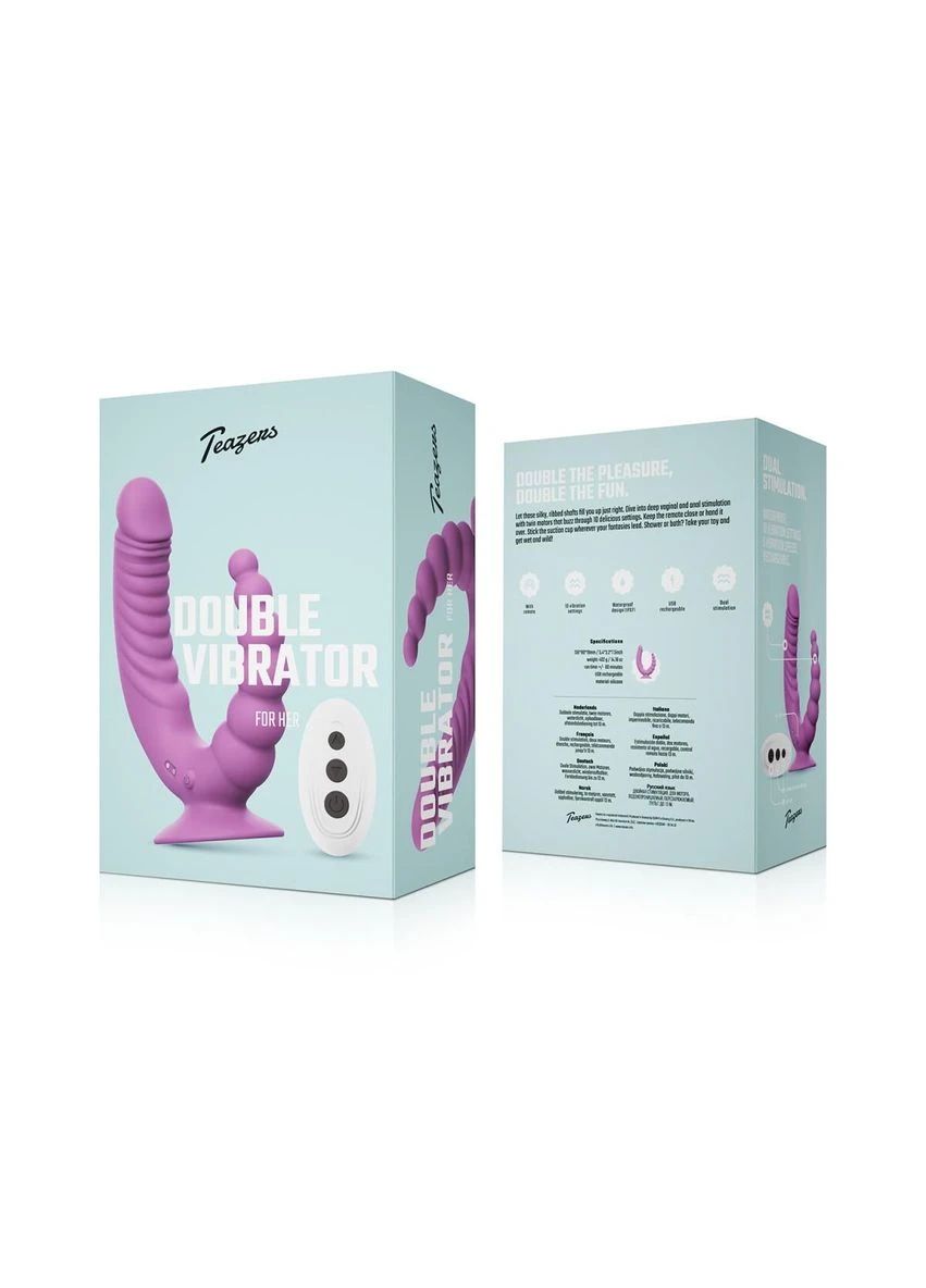 Двойной вибратор Double Vibrator Teazers (388158890)