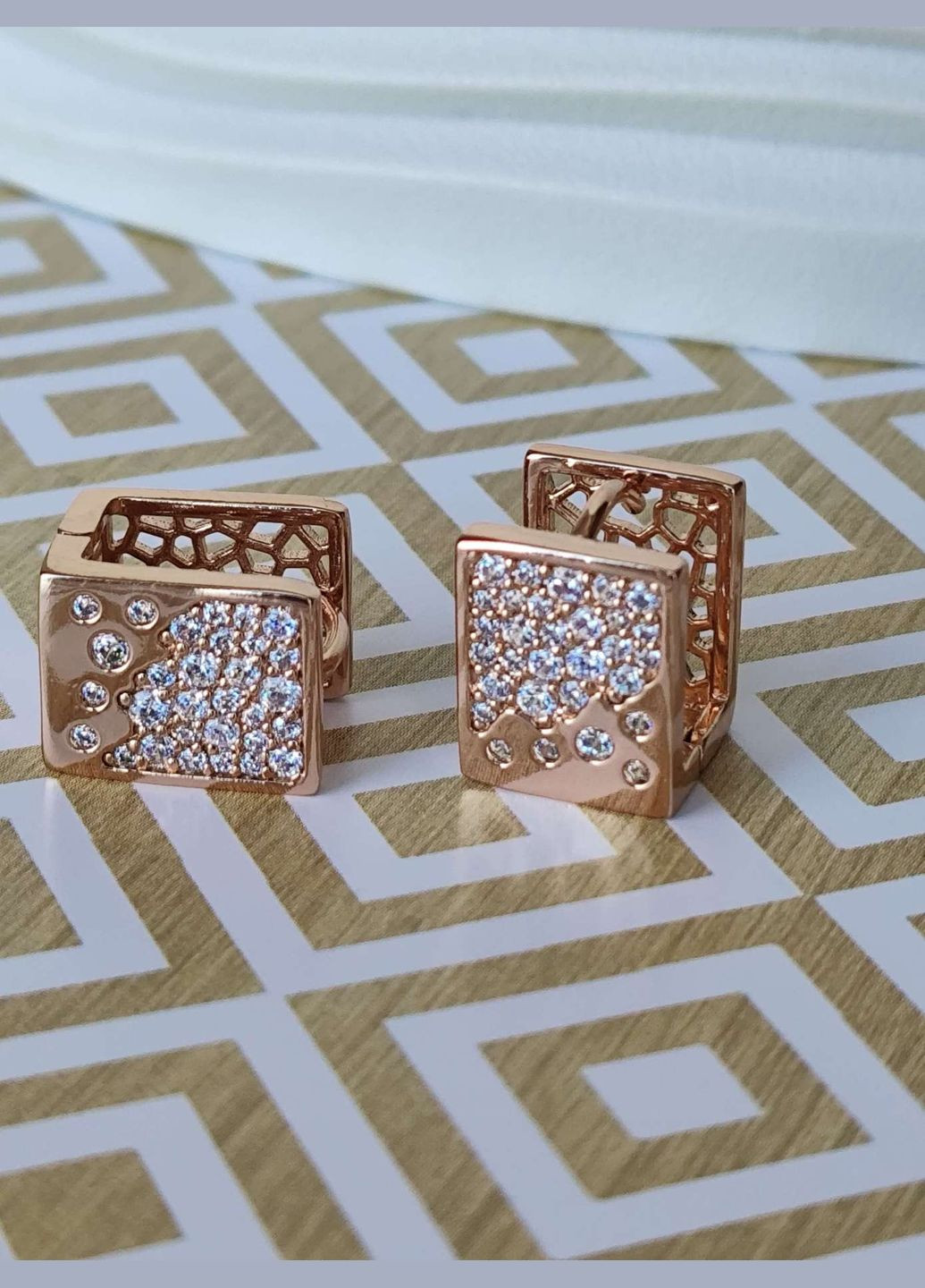 Сережки трендові xuping медичний сплав позолота медичне золото Xuping Jewelry (336190191)