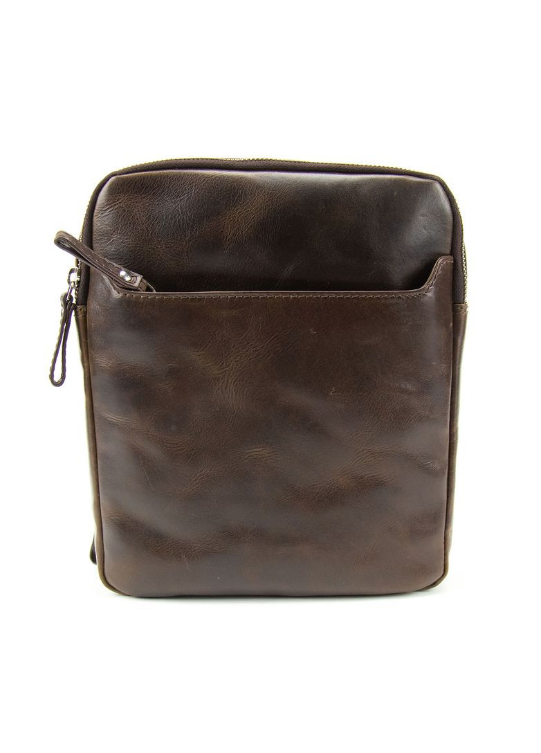 Мужская сумка через плечо мессенджер в гладкой коже на две молнии RoyalBag S-TV-4130C (301510998)