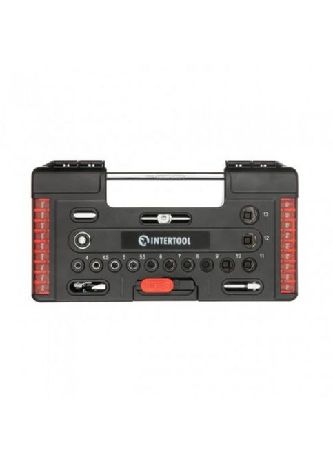Набір викруткових насадок і головок із тріскачкою 57 од, STORM VT-3657 Intertool (297443188)