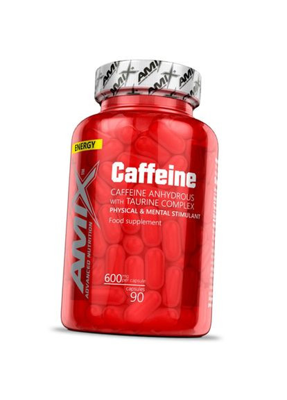 Кофеин с таурином, Caffeine with Taurine, 90капс (11135005) Amix Nutrition (322725190)