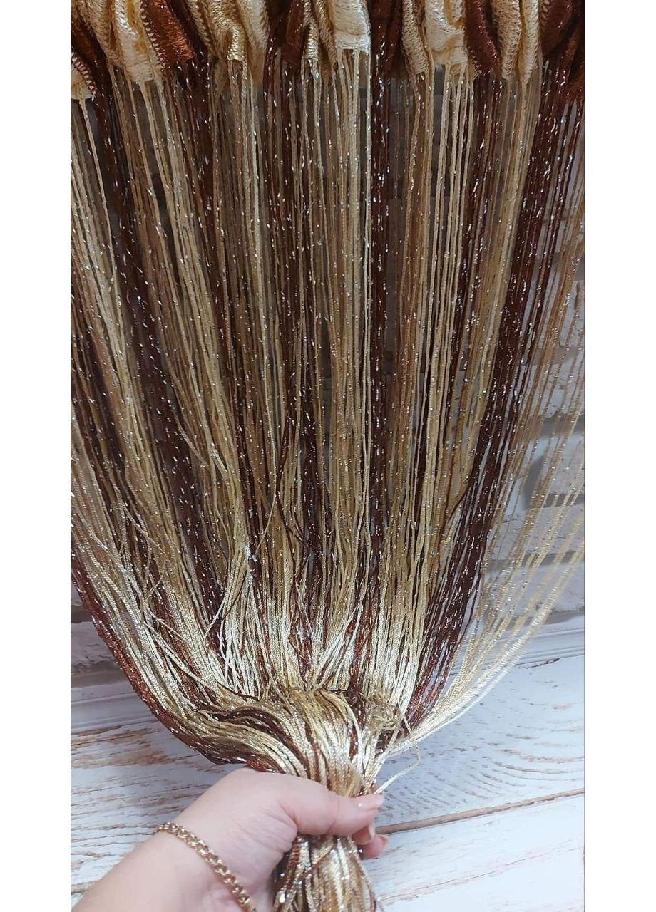 Шторы-нити с люрексом No Brand (366817580)