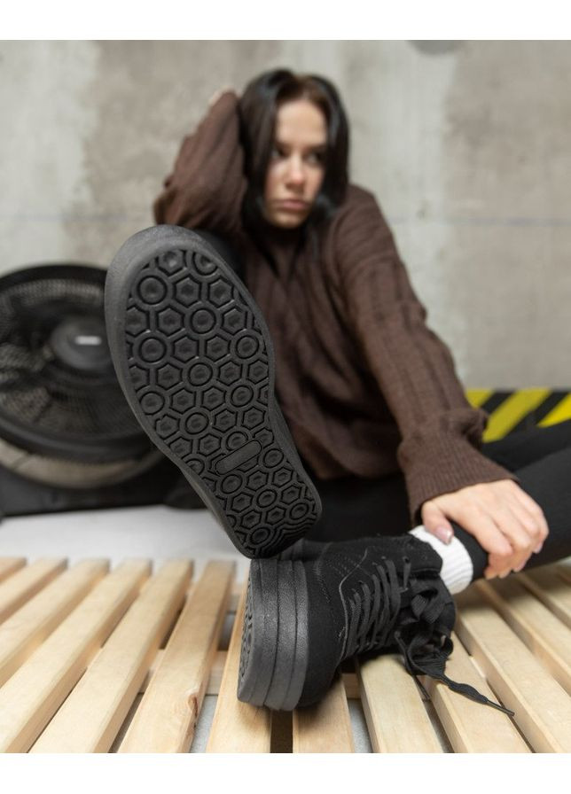 Зимові жіночі кросівки niora black No Brand чорні зими (359401576)