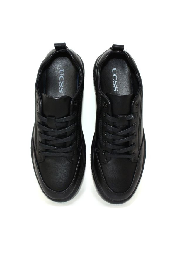 Черные демисезонные мужские спортивные туфли Fashion