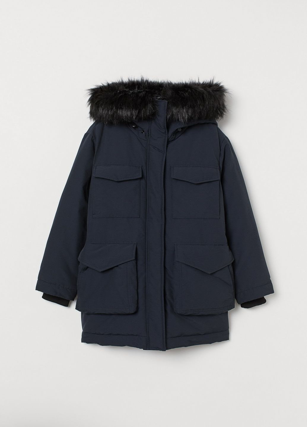 Темно-синяя куртка H&M