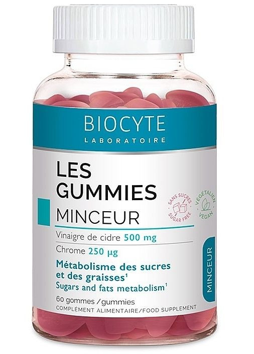 Диетическая добавка для поддержания метаболизма Les Gummies 60шт (1392249-30378322) Biocyte (368615346)