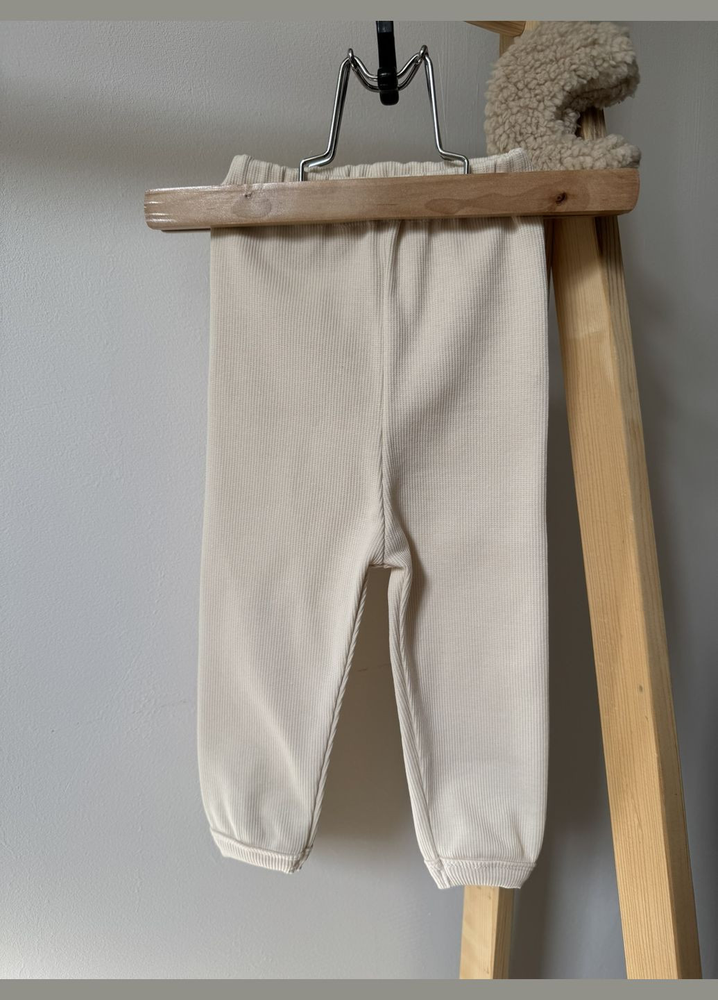 Кремовий демісезонний світшот та штанці рубчик Little Angel Костюм