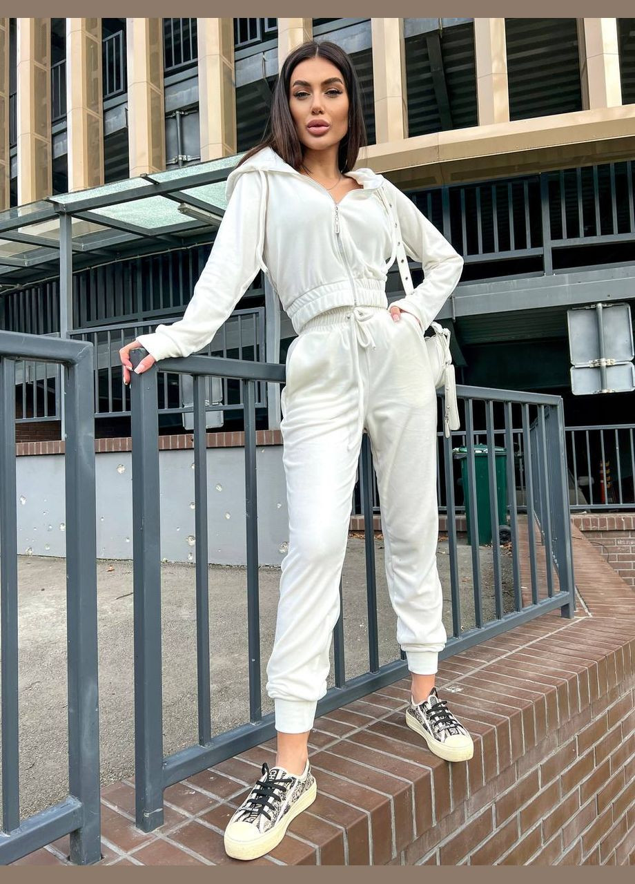 Жіночий спортивний костюм з велюру Style Point (333655875)